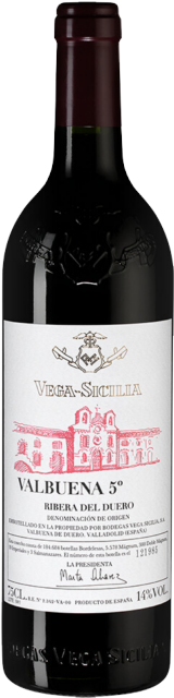 Vega Sicilia, Tinto Valbuena 5°, Ribera del Duero DOC 2018