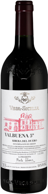 Vega Sicilia, Tinto Valbuena 5°, Ribera del Duero DO 2020