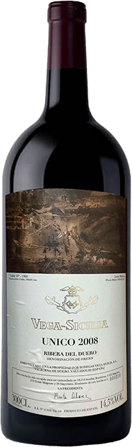 Vega Sicilia, Unico, Ribera del Duero DOC, Double Magnum 3L 2008