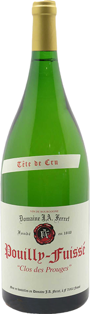 Domaine J.A. Ferret, Le Clos des Prouges, Pouilly Fuisse Tete de Cru, Magnum 1.5L