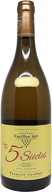 Domaine Francois Carillon, Bourgogne Chardonnay, Cuvee des 5 Siecles 2018