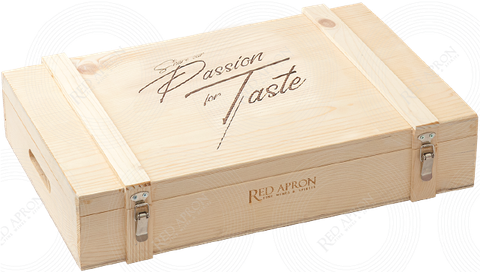 Red Apron Flat Wooden Box / 6 btls (Chỉ bán kèm rượu)