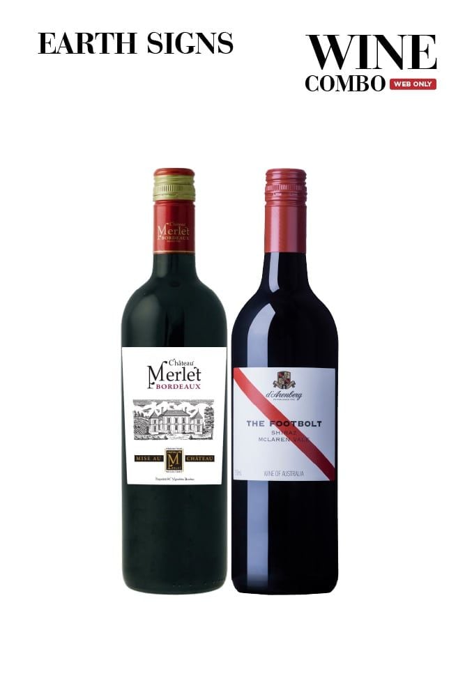 Combo rượu vang đỏ - Earth Signs (Chỉ áp dụng trên Website)