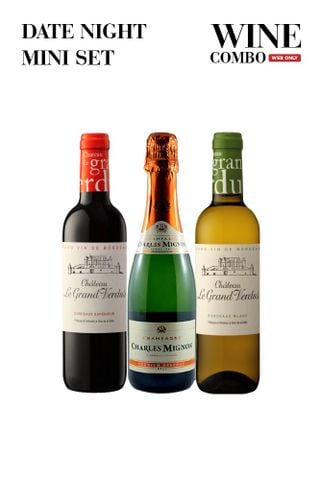 Combo rượu vang - Date Night Mini Set (Chỉ áp dụng trên Website)