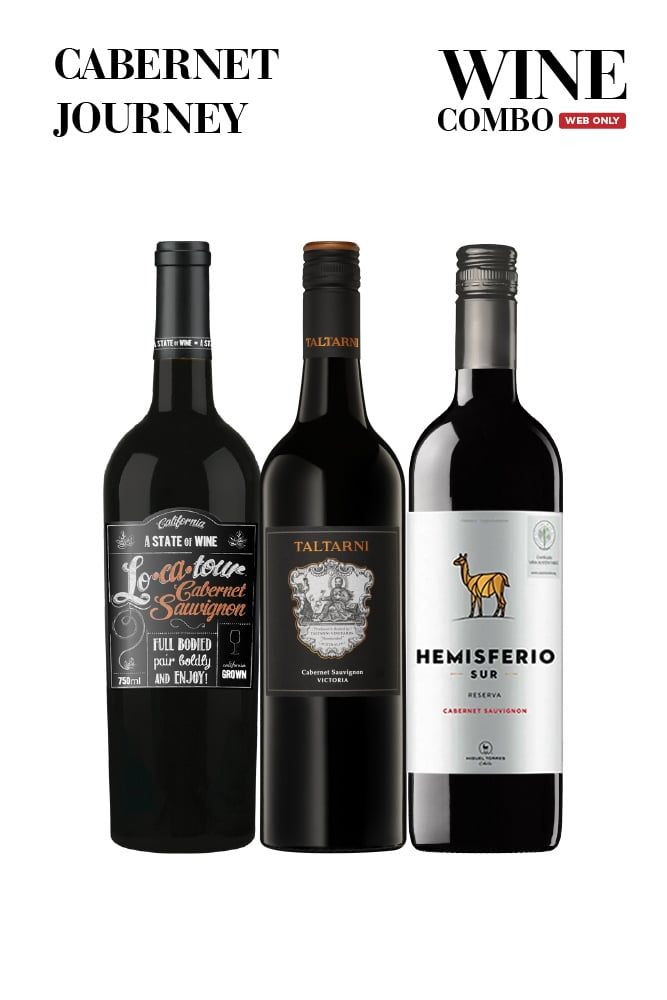 Combo rượu vang - Cabernet Journey (Chỉ áp dụng trên Website)