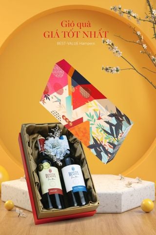 Giỏ quà Tết 2026 - Gift Hamper Basket 01