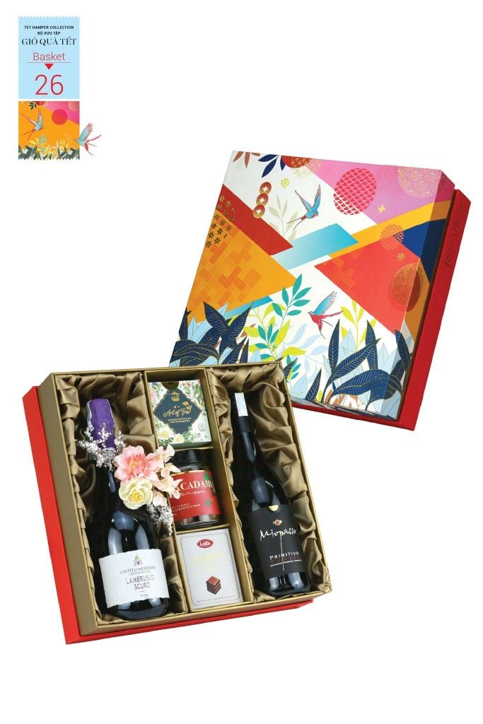 Giỏ quà Tết 2026 - Gift Hamper Basket 26