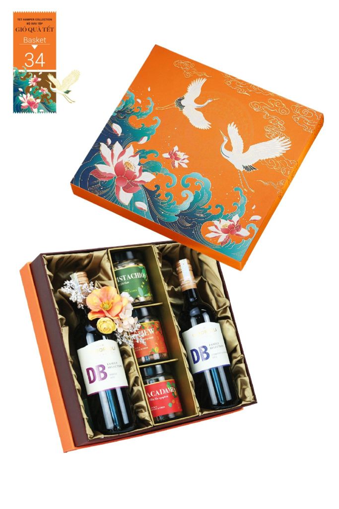 Giỏ quà Tết 2026 - Gift Hamper Basket 34