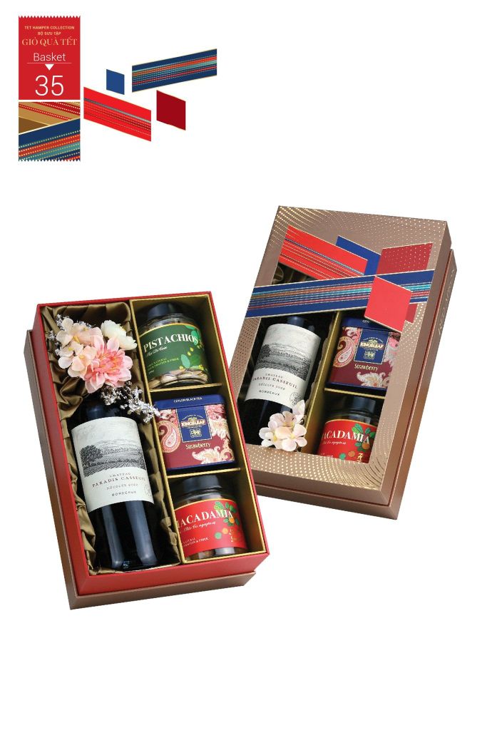 Giỏ quà Tết 2026 - Gift Hamper Basket 35