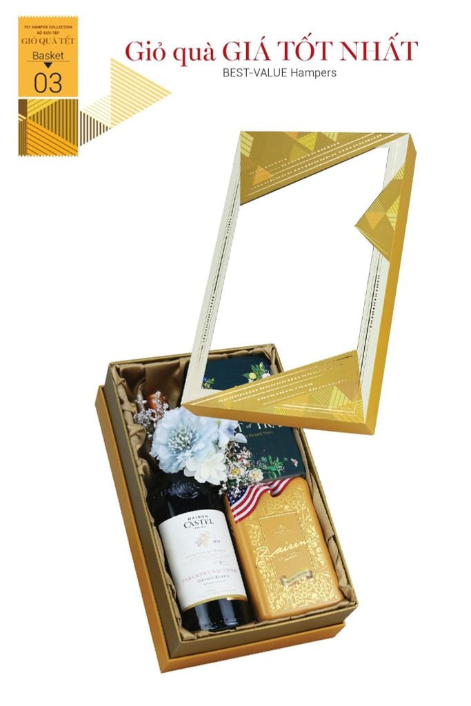 Giỏ quà Tết 2026 - Gift Hamper Basket 03