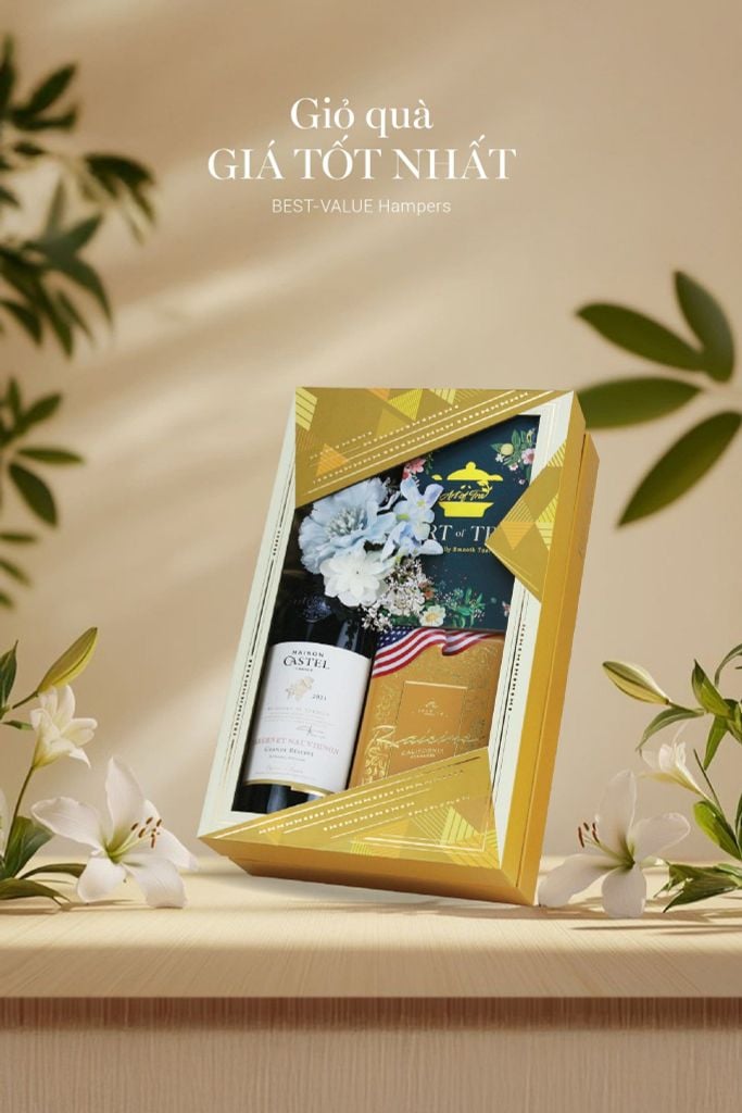 Giỏ quà Tết 2026 - Gift Hamper Basket 03