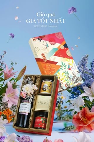 Giỏ quà Tết 2026 - Gift Hamper Basket 04
