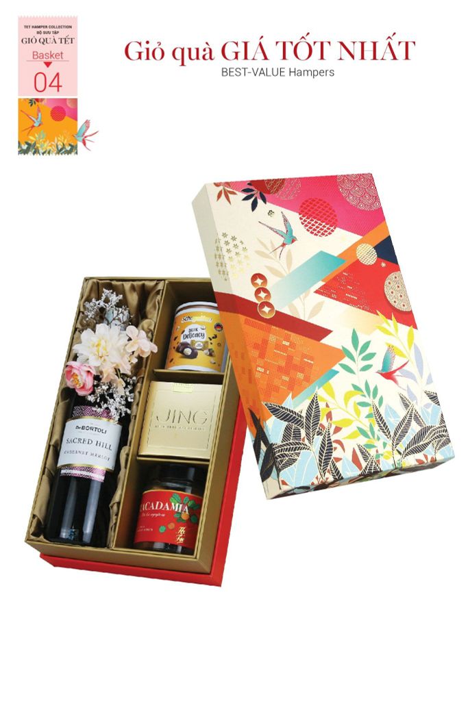 Giỏ quà Tết 2026 - Gift Hamper Basket 04