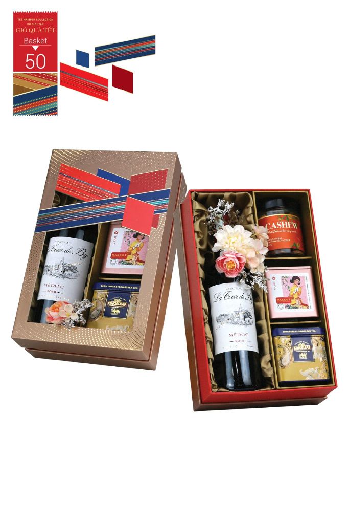Giỏ quà Tết 2026 - Gift Hamper Basket 50