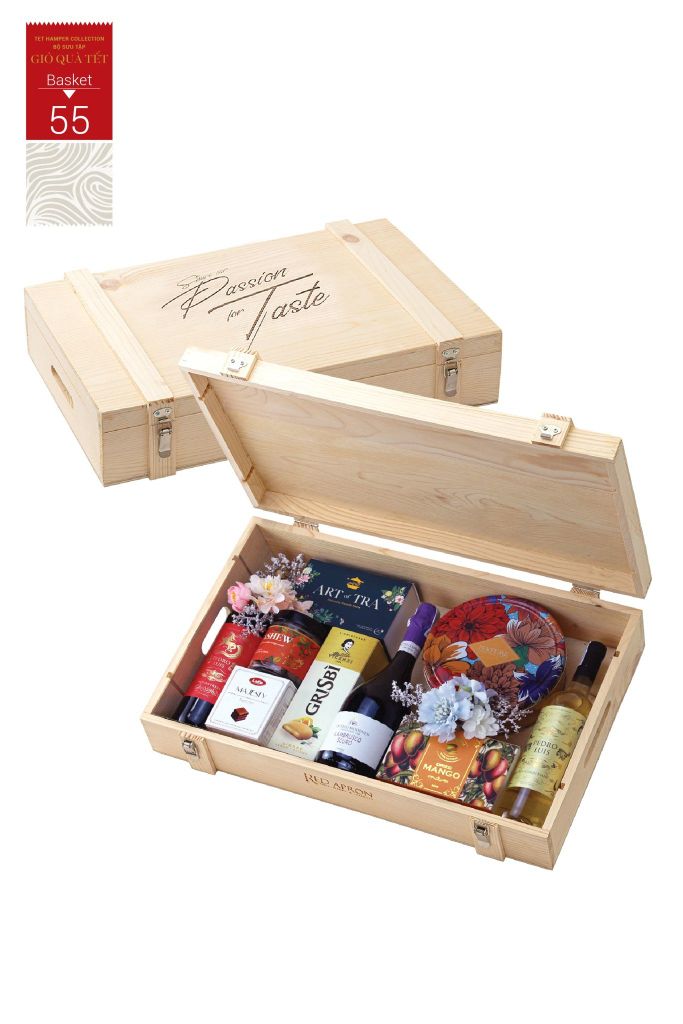 Giỏ quà Tết 2026 - Gift Hamper Basket 55