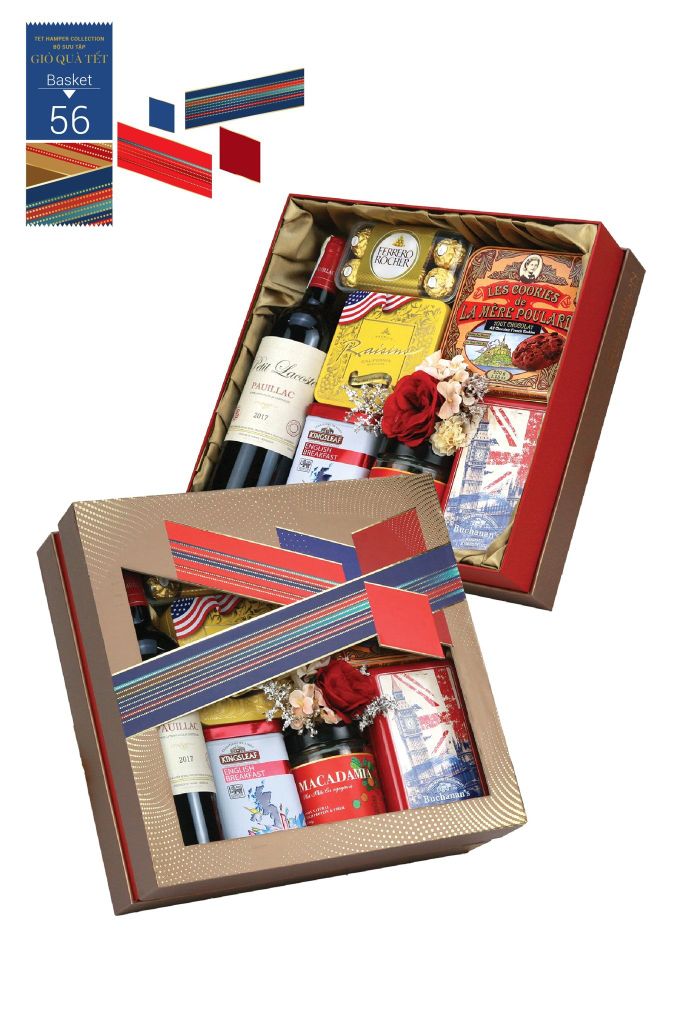 Giỏ quà Tết 2026 - Gift Hamper Basket 56