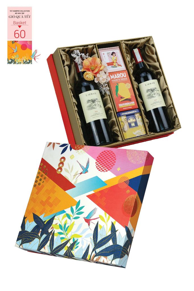 Giỏ quà Tết 2026 - Gift Hamper Basket 60
