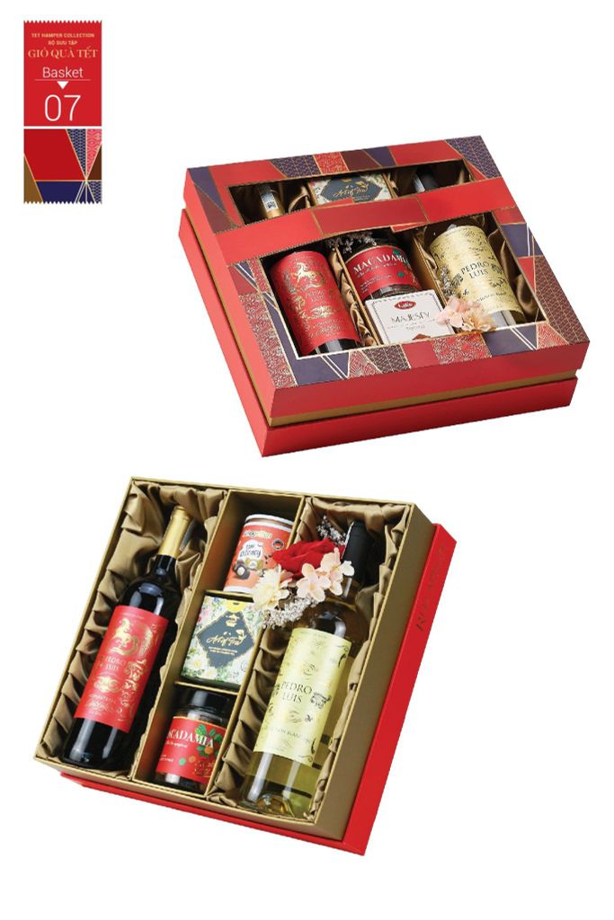 Giỏ quà Tết 2026 - Gift Hamper Basket 07