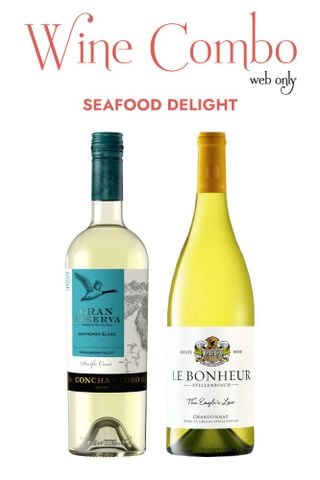 Combo rượu vang - SEAFOOD DELIGHT (Chỉ áp dụng trên Website)