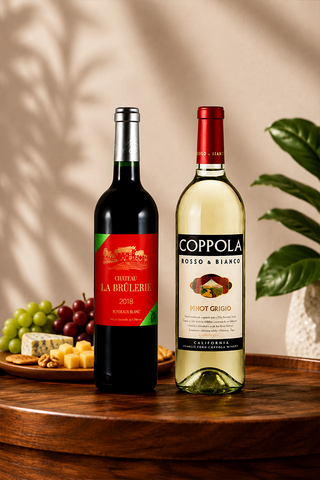 Combo rượu vang - WINE & CHEESE (Chỉ áp dụng trên Website)