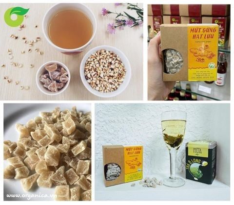  Mứt gừng hạt lựu Mùa 200g 