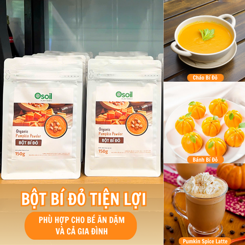  Bột Bí Đỏ Osoil 150gr 