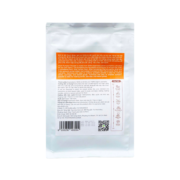  Bột Bí Đỏ Osoil 150gr 