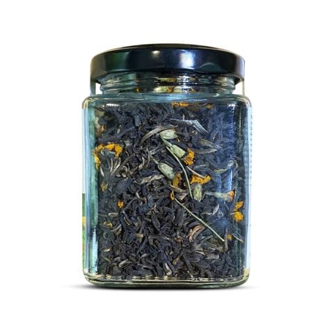  Trà hoa và quả hữu cơ Mùa 45gr (trà đen mix cúc chanh dây) 