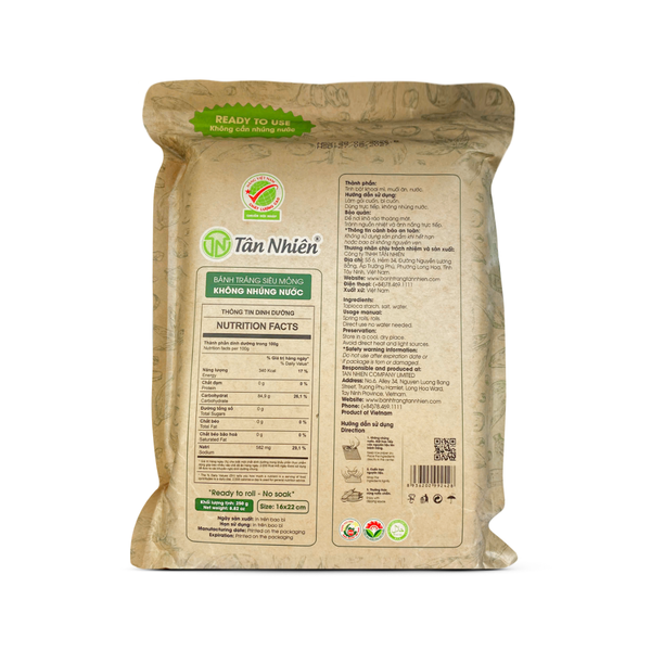  Bánh tráng Tân Nhiên 250gr 