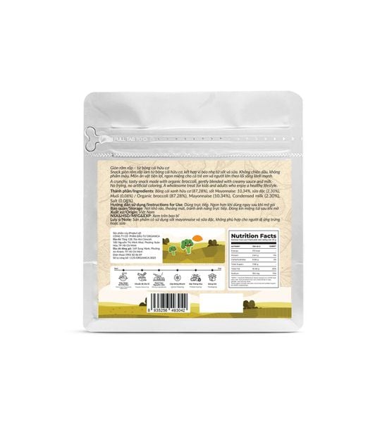  Snack bông cải xanh Mùa 40gr 