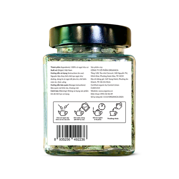  Cỏ Ngọt Sấy Hữu Cơ Mùa 10gr 