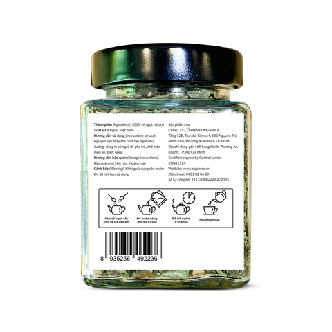  Cỏ Ngọt Sấy Hữu Cơ Mùa 10gr 