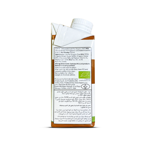  Sữa Bò Hữu Cơ Vị Socola KOITA 200ML 
