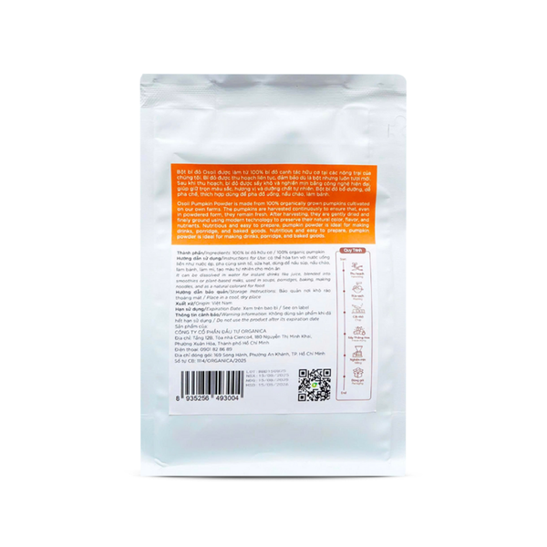  Bột Bí Đỏ Osoil 150gr 