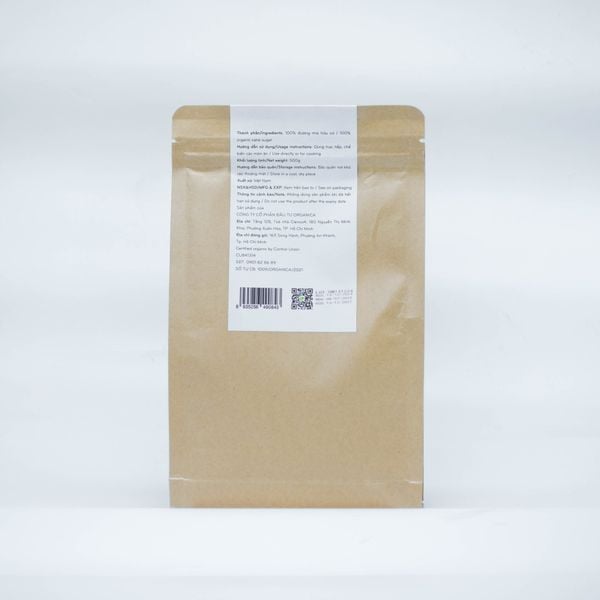  Đường Mía Hữu Cơ Mùa 500gr 