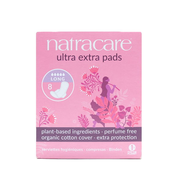  BVS hữu cơ có cánh Ultra Extra Natracare 8pcs 