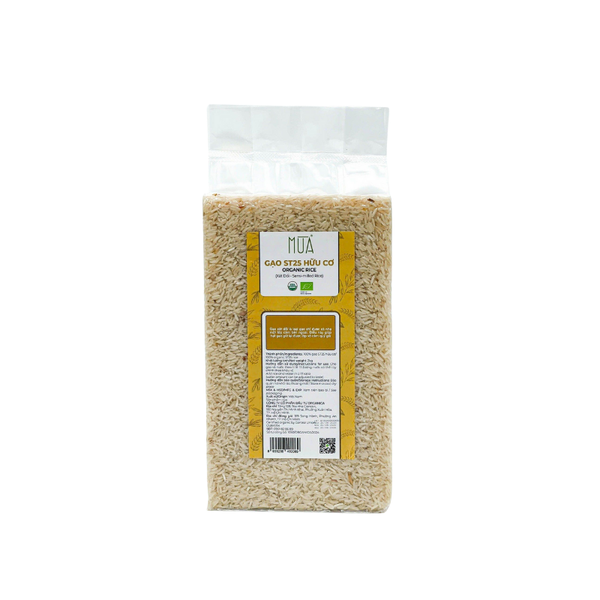  Gạo ST25 Xát Dối Hữu Cơ Mùa 2kg 
