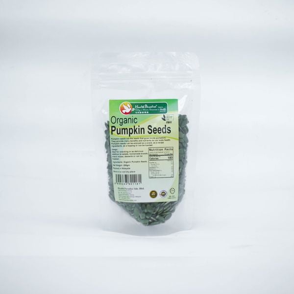  Hạt bí hữu cơ Health Paradise 200g 