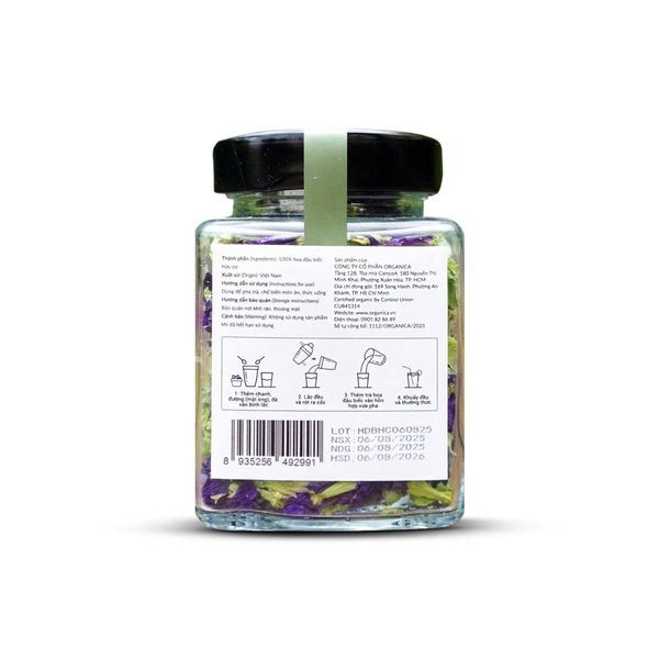  Hoa đậu biếc sấy khô hữu cơ Mùa 20gr - CU841314 