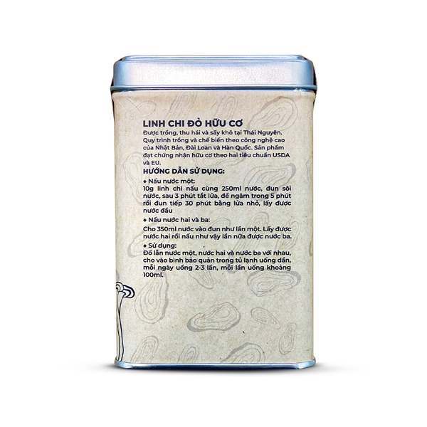  Nấm linh chi đỏ hữu cơ Mùa (40g) 