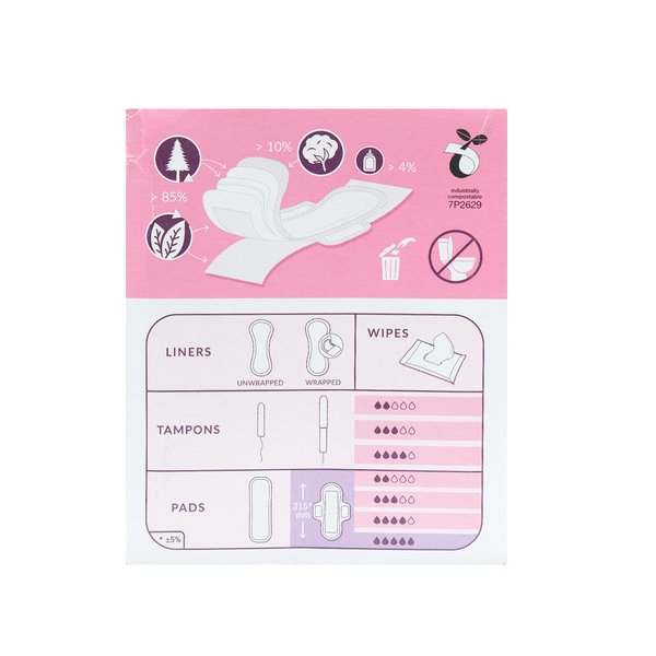  BVS hữu cơ có cánh Ultra Extra Natracare 8pcs 