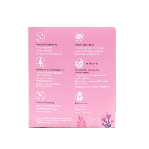  BVS hữu cơ có cánh Ultra Extra Natracare 8pcs 