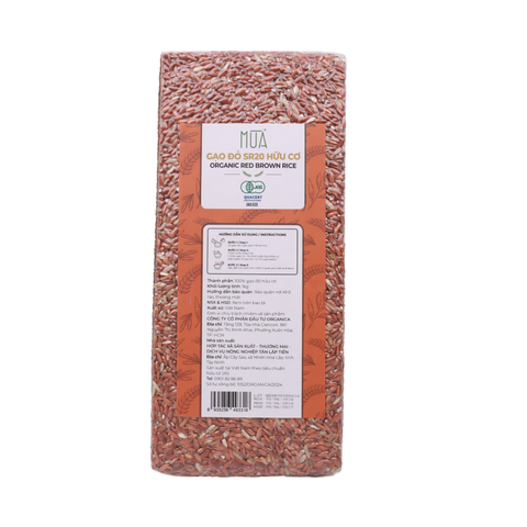  Gạo đỏ hữu cơ Mùa 1 kg 