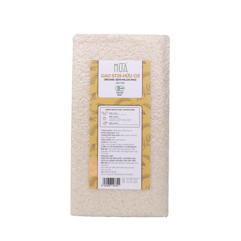  Gạo xát dối ST25 hữu cơ Mùa 2 kg 