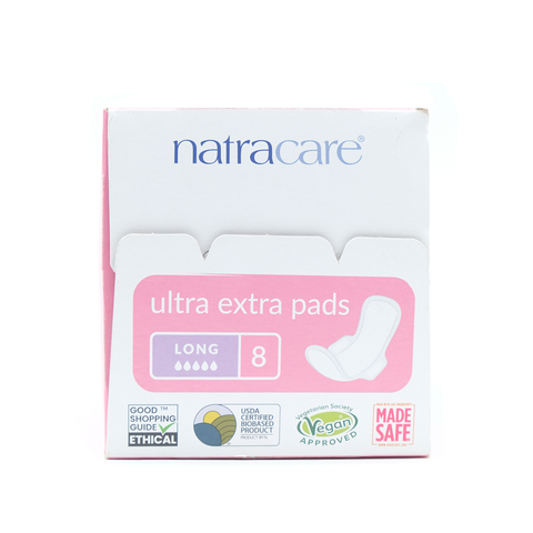  BVS hữu cơ có cánh Ultra Extra Natracare 8pcs 