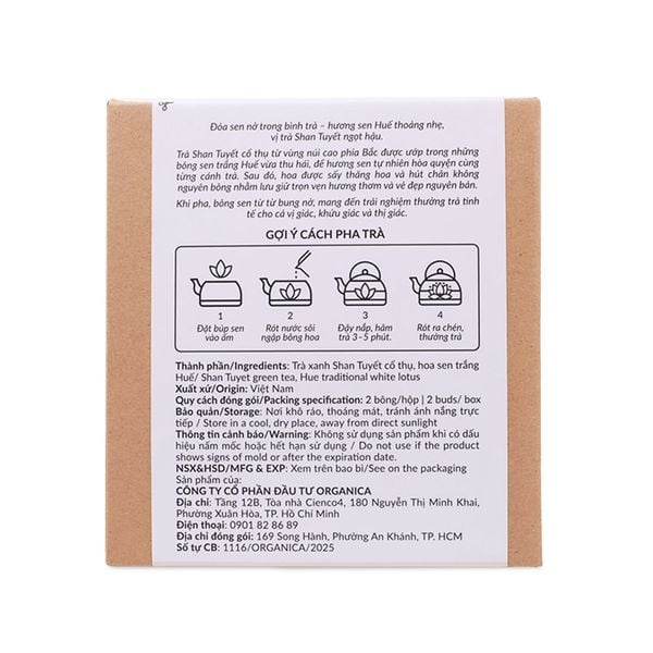  Trà Hoa Sen Trắng MÙA 25gr 