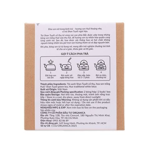  Trà Hoa Sen Trắng MÙA 25gr 