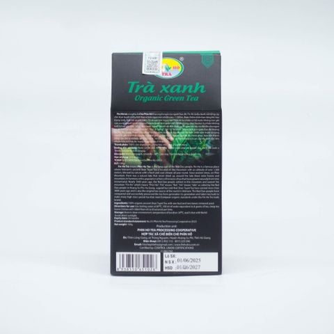  Trà Xanh Hữu Cơ Fìn Hò 100g 