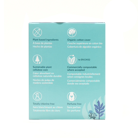  BVS hữu cơ có cánh Ultra Super Pads Natracare 12pcs 