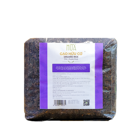  Gạo lứt tím hữu cơ Mùa 2kg 